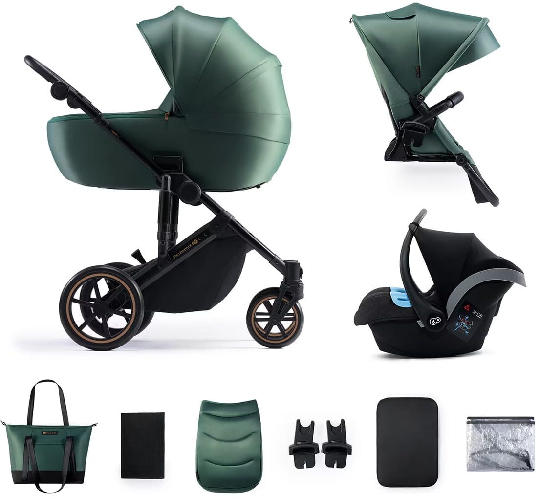 Kinderkraft Prime 2 3v1 Premium Dark Green 2024 + u nás ZÁRUKA 3 ROKY⭐⭐⭐⭐⭐