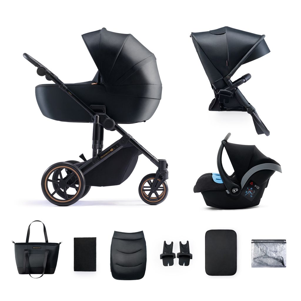 Kinderkraft Prime 2 3v1 Premium Venezian Black 2024 + u nás ZÁRUKA 3 ROKY⭐⭐⭐⭐⭐