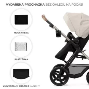 Kinderkraft Moov 2 3v1 Moonlight Grey 2024 + u nás ZÁRUKA 3 ROKY ⭐⭐⭐⭐⭐