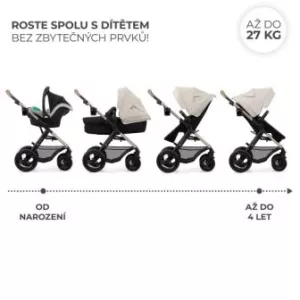 Kinderkraft Moov 2 AIR 3v1 Moonlight Grey 2024 + u nás ZÁRUKA 3 ROKY ⭐⭐⭐⭐⭐