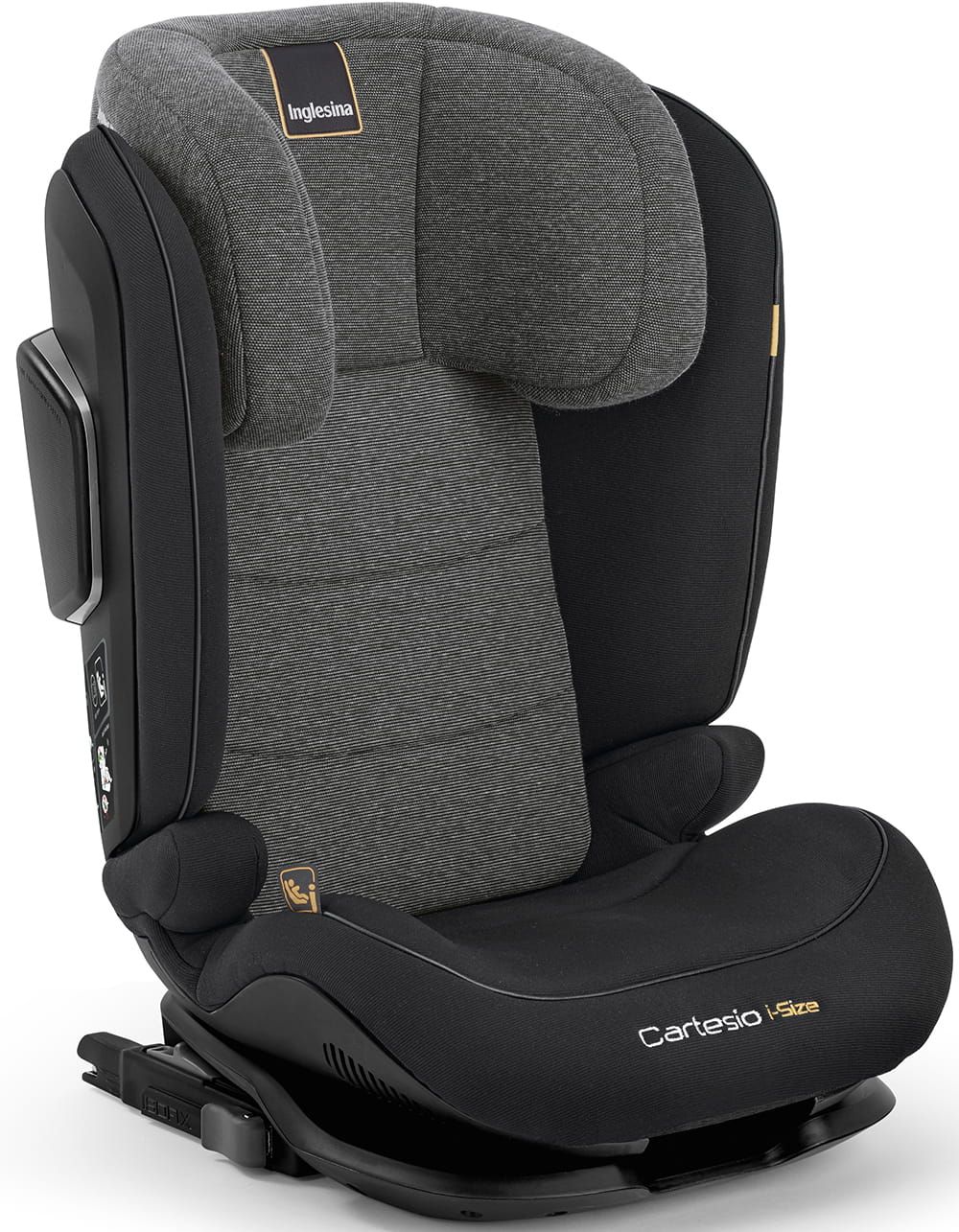 Inglesina Cartesio I-Size 2025 Vulcan Black + u nás ZÁRUKA 3 ROKY + KAPSÁŘ ZDARMA⭐⭐⭐⭐⭐