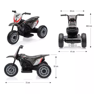 Baby Mix elektrická motorka Honda CRF 450R šedá + u nás ZÁRUKA 3 ROKY ⭐⭐⭐⭐⭐