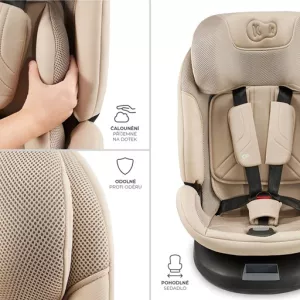 Kinderkraft Xpedition 3 i-Size 2025 ⭐⭐⭐⭐⭐ Beige + u nás ZÁRUKA 3 ROKY a KAPSÁŘ ZDARMA