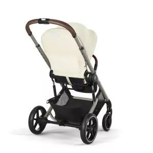 Cybex Balios S Lux TPE + Cot S Lux Seashell Beige 2025 ⭐⭐⭐⭐⭐ + u nás ZÁRUKA 3 ROKY